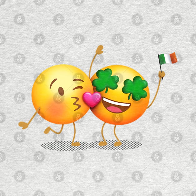 Kiss Me I'm Irish Emojis by 513KellySt